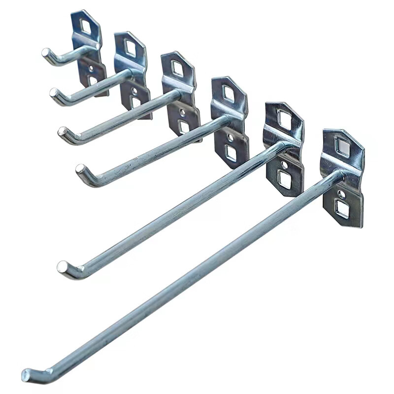 Kaiyuan Saw Hooks Tool Rack Hooks Kitchenware Hooks Square Hole Hanging Plate Hardware Hanging Plate Rack Hole Plate Hole Plate Square Hole Hook Accessories 10 Pack KY-GG48