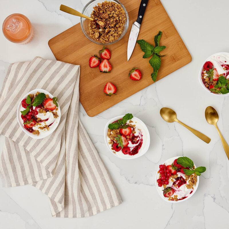 Rubbermaid 8-piece baking glass baking pan set, high temperature resistant to 550 degrees, microwaveable and stackable