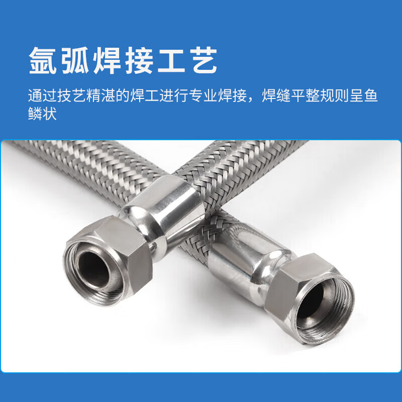 Kangongda 304 stainless steel industrial corrugated pipe high temperature and high pressure steam pipe 4 minutes 6 minutes 1 inch explosion-proof braided metal hose