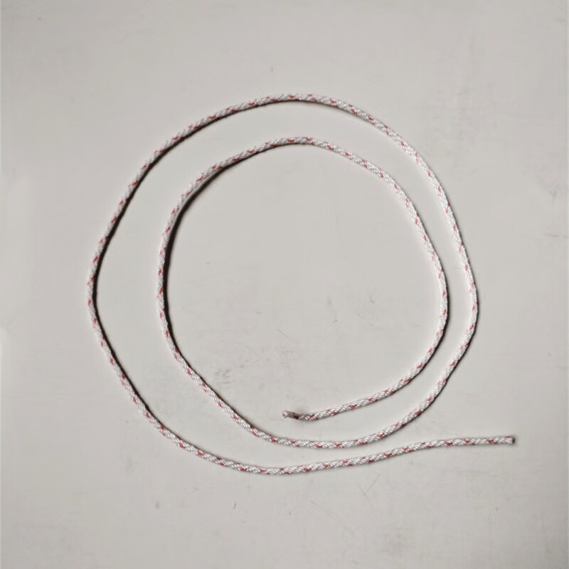 Miaopule customized gasoline generator accessories lawn mower chain saw pull cord water pump diesel engine starting pull cord premium red dot 4mm thick 1.3 meters long 10 pieces + 1