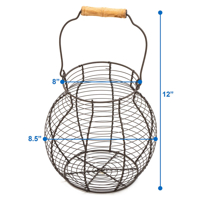 Trademark InnovationsInnovations Wire Egg Basket - Vintage Style