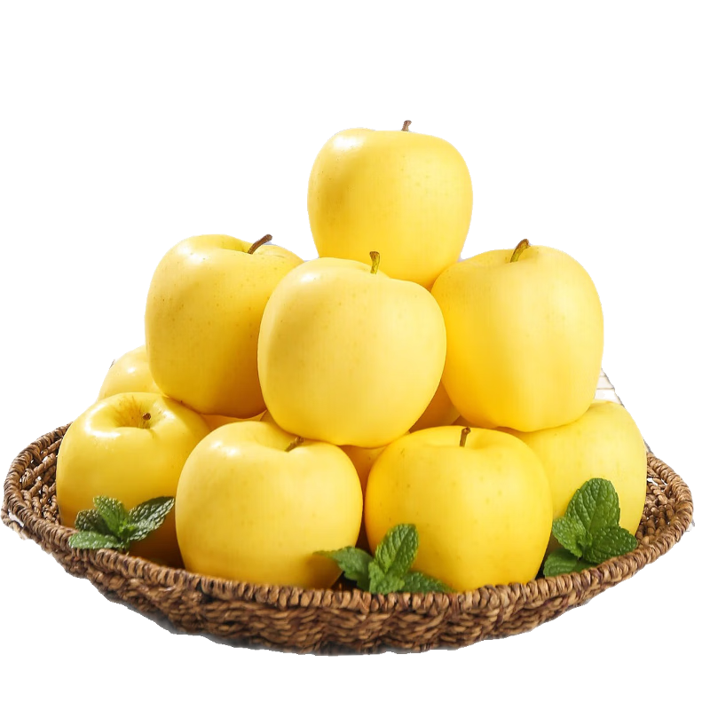 Jingmi Venus Golden Apple Shandong Fruit Gift Box Net Weight 5kg Single Fruit 150g+ Straight from the Source