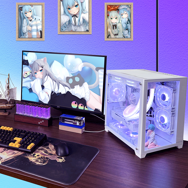 ASUS (ASUS) Core i7 liter 36-core RTX4060 desktop computer host independent graphics business office home game design rendering second-hand computer complete set single host free keyboard and mouse set set of eight Intel 36 core/RTX3060Ti/flagship game