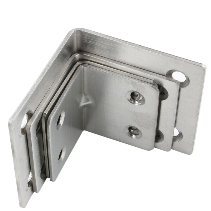 Hasdick stainless steel corner code, thickened 90-degree right-angle L-shaped code, angle iron bracket fixture, with mounting screws, 6 holes, 30*38*1.2mm thick (10 pieces) HKsq-271