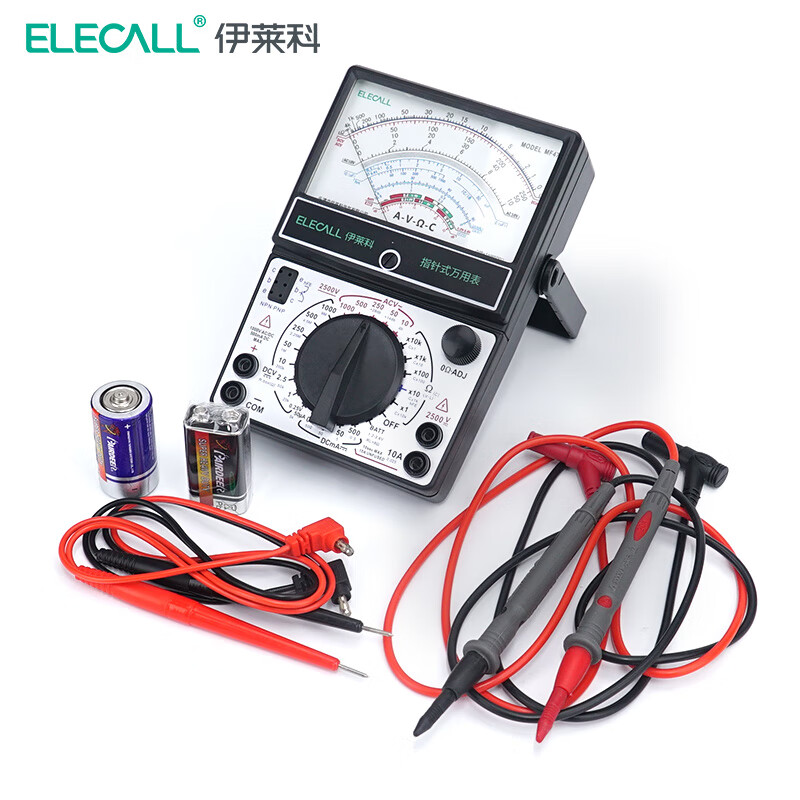 ELECALL pointer multimeter, magnetic multiple circuit protection inside the mechanical watch, high-precision MF47+ gold-plated test pen