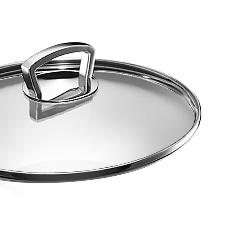 WMF Defu Tengbao glass pot lid, wok lid, pan lid, universal wok lid, pot lid 28cm, Chinese wok lid 28cm, visible
