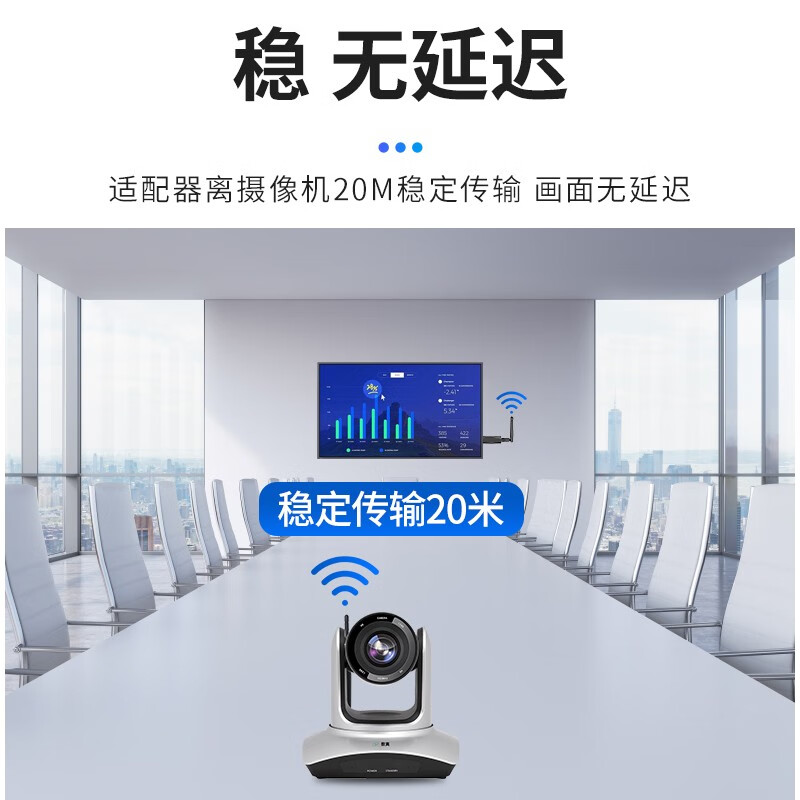 Digital Video Conferencing Wireless Camera Large Wide Angle 4K Ultra-clear 8.29 million pixels 3x 10x optical zoom PTZ camera remote conference room solution SZ-J20W 4K wireless camera SZ-J30W丨8.29 million pixels + 3x
