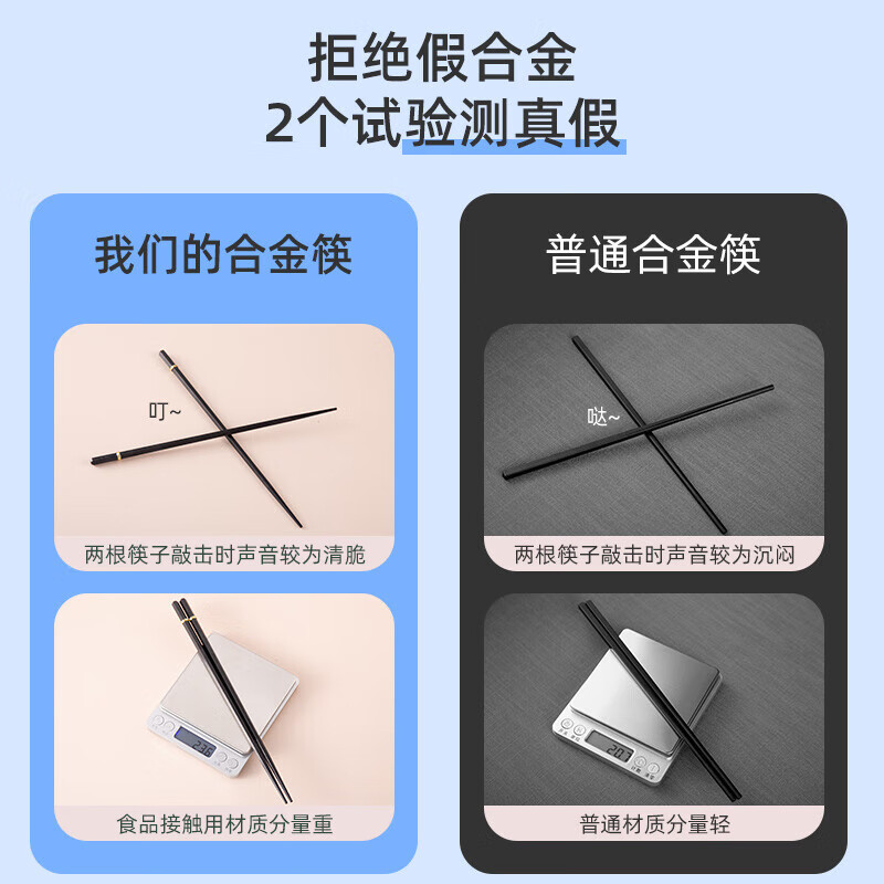 YIJUKE Japanese-style portable chopsticks with storage box, one pair per person, dedicated personal storage box, chopsticks for students and adults