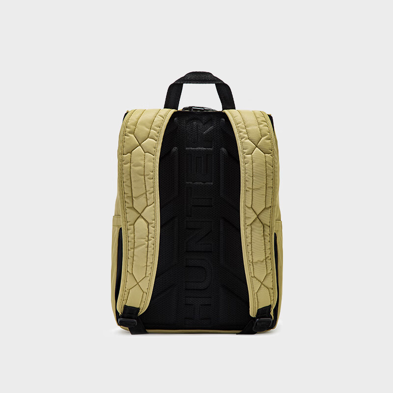 HUNTER British Men's and Women's School Bags Pioneer Parachute Top Buckle Backpack School Bag Travel Backpack Large Mustard Yellow/GRR