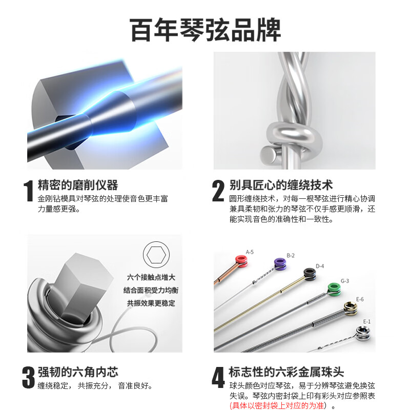 D Addario EZ910 American imported folk guitar carbon steel string set 11-52 brass