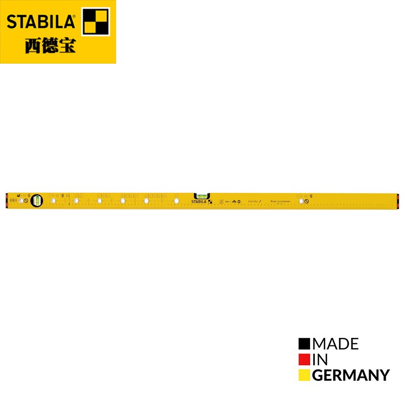 Xidebao level with scale imported from Germany, elevation with engraved level, aluminum alloy multi-functional measurement decoration with scale installation type 120cm/16136