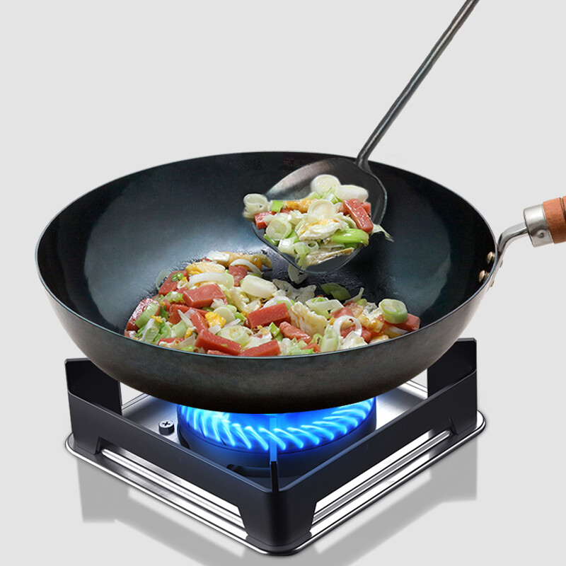 Zhensanhuan handmade wrought iron production household handmade long-handled iron pot chef spatula kitchen spatula soup spoon spatula