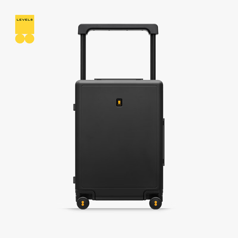 Horizon 8 (LEVEL8) Luggage Men's and Women's Password Trolley Case Grand Traveler 20-inch Boarding Wide Trolley PC Suitcase Black