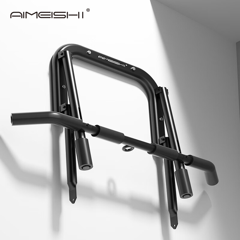AiMeiShi wall horizontal bar indoor pull-up punched fixed wall sandbag shelf home fitness equipment foldable