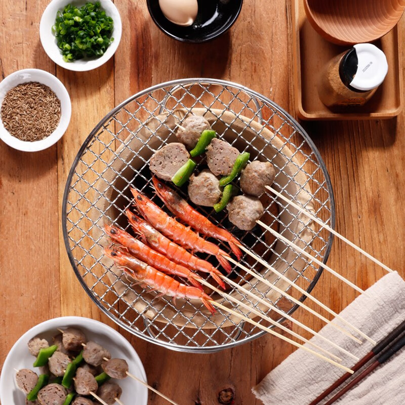 Hedala Hong Kong-style edge stove charcoal stove old-fashioned household soup charcoal fire casserole commercial clay stove around the stove to cook tea and barbecue #2 large charcoal stove + stove + #26 burning pot + plate 0cm