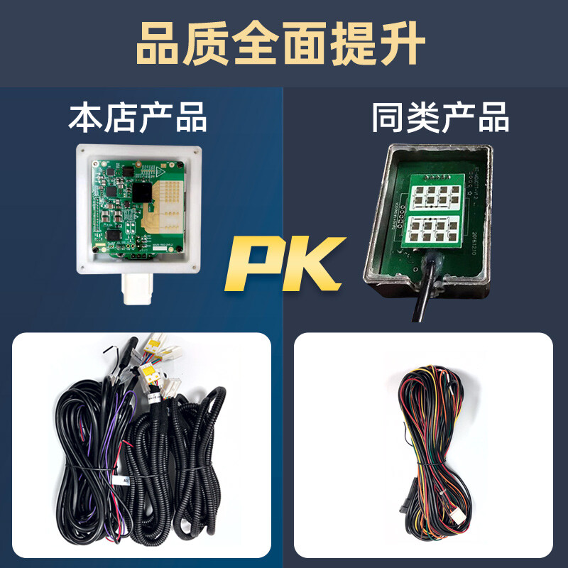 Zhilian Tengzhong is suitable for overbearing Prado Highlander millimeter wave radar blind zone lane change and lane merging auxiliary BSD monitoring system Prado special model-77GHZ Pro nationwide installation package