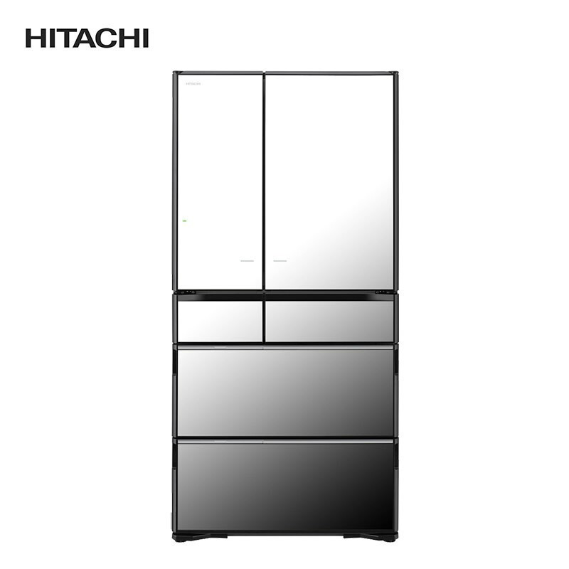 Hitachi (HITACHI) 735 liter refrigerator imported from Japan, electric door opening, vacuum preservation, automatic ice making, mobile phone control, embedded household refrigerator flagship machine R-ZXC750KC crystal mirror color