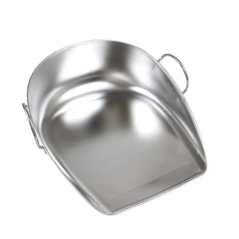 Customized stainless steel dustpan with ears, agricultural shovel, construction site dustpan, garbage shovel, grain shovel, corn shovel, warehouse adaptation, stainless steel dustpan with double ears