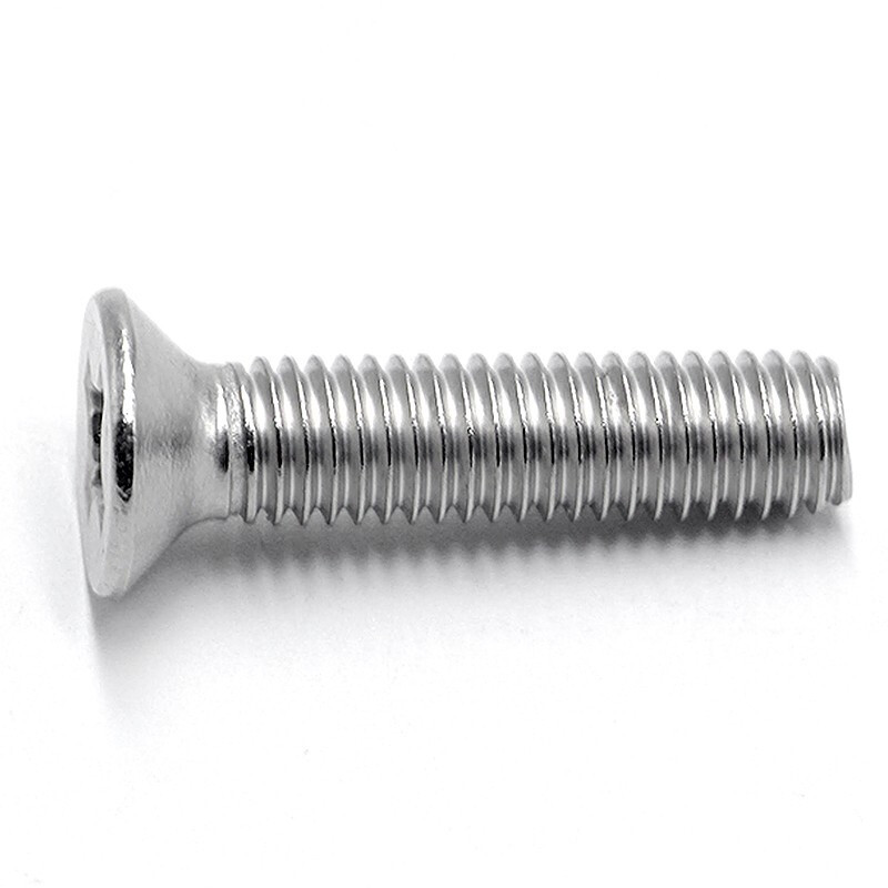 Easy flat head screw 304 stainless steel cross countersunk head screw bolt machine screw M1M3M4M5M6M8M10-M12 M5*18 (50 pieces)
