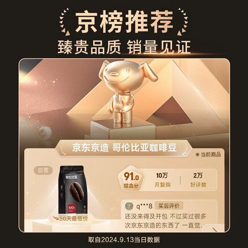 Made in Tokyo, Colombian coffee beans 1kg 100% Arabica medium dark roast