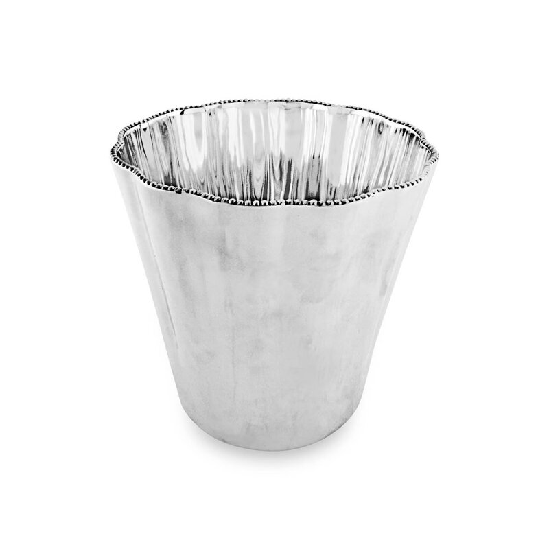 Beatriz BallPearl Denisse Luxury Ice Bucket, Silver