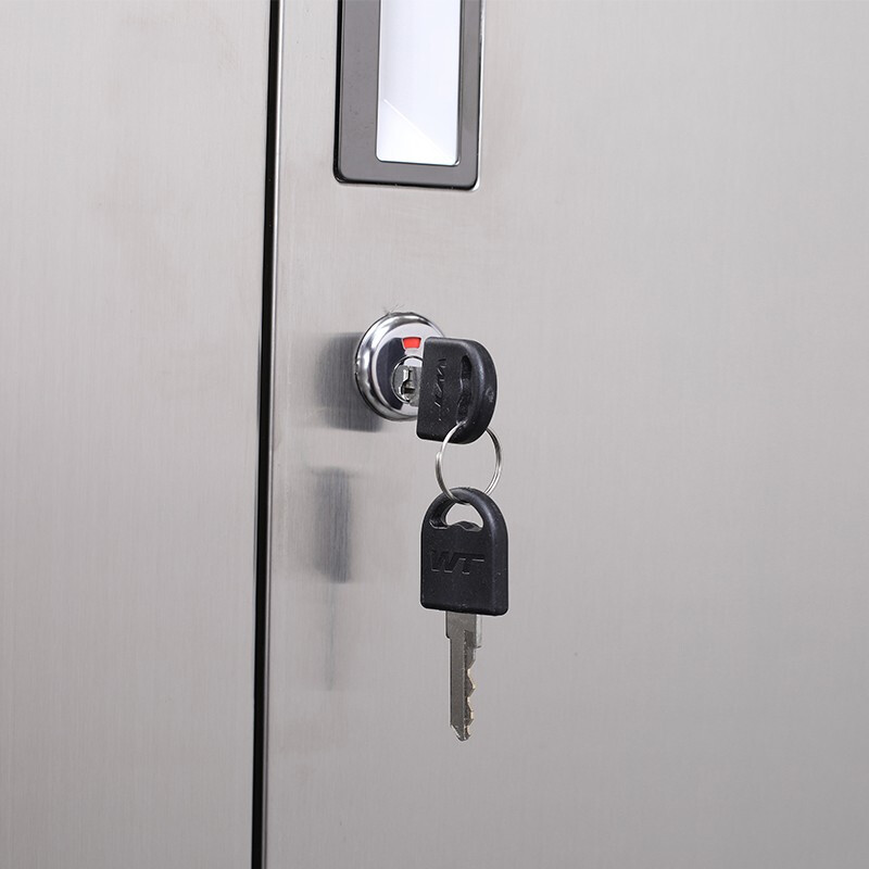 Jingku KINKOCCL201 stainless steel six-door storage cabinet 6-door industrial equipment cabinet workshop tool classification storage cabinet