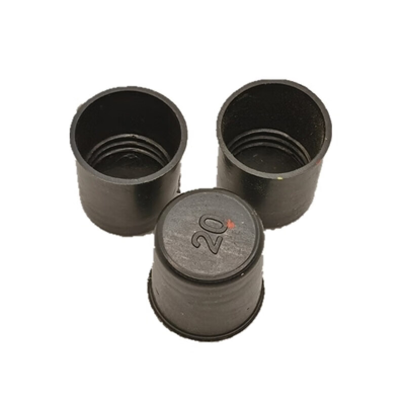 Hanchang straight threaded steel bar protective cap plastic steel bar wire head protective sleeve protective plug cover sun protection and rust protection 12/100 pcs