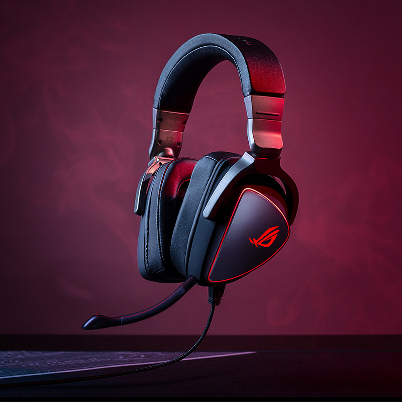 ROG Prism Elite Edition Gaming Headset Headphones Surround 7.1 Audio TypeC Interface Switch Headset Detachable Microphone Adapted to Delta Action
