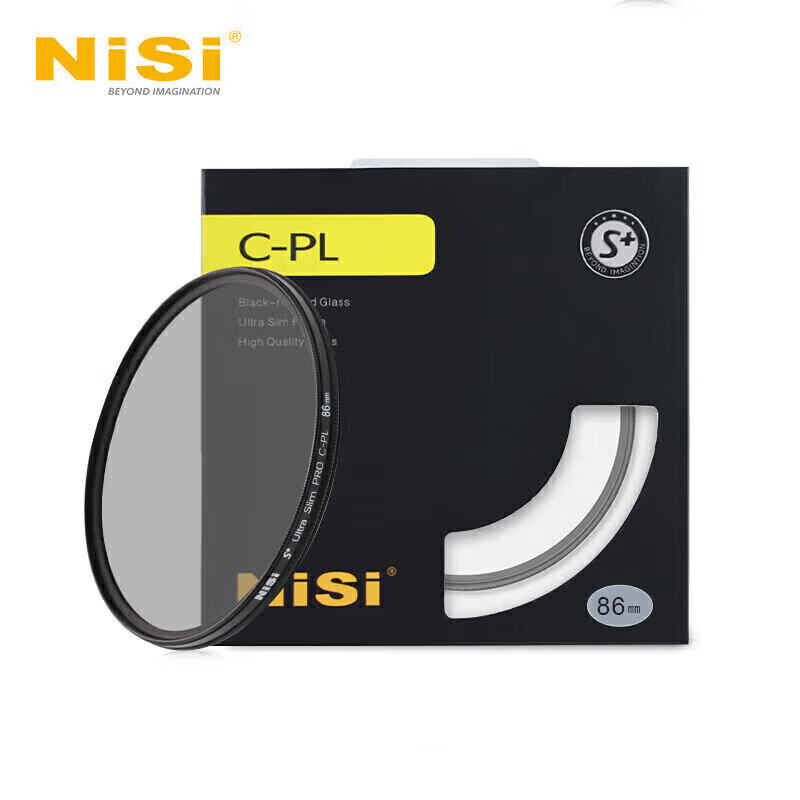 NiSi cpl polarizer 86mm ultra-thin frame high-definition anti-reflective filter polarizer restores color saturation landscape photography suitable for Canon and Sony micro-SLR cameras