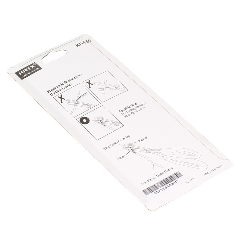 Hurong HRTX fiber optic cable fiber serrated Kevlar scissors KF-150 aramid scissors