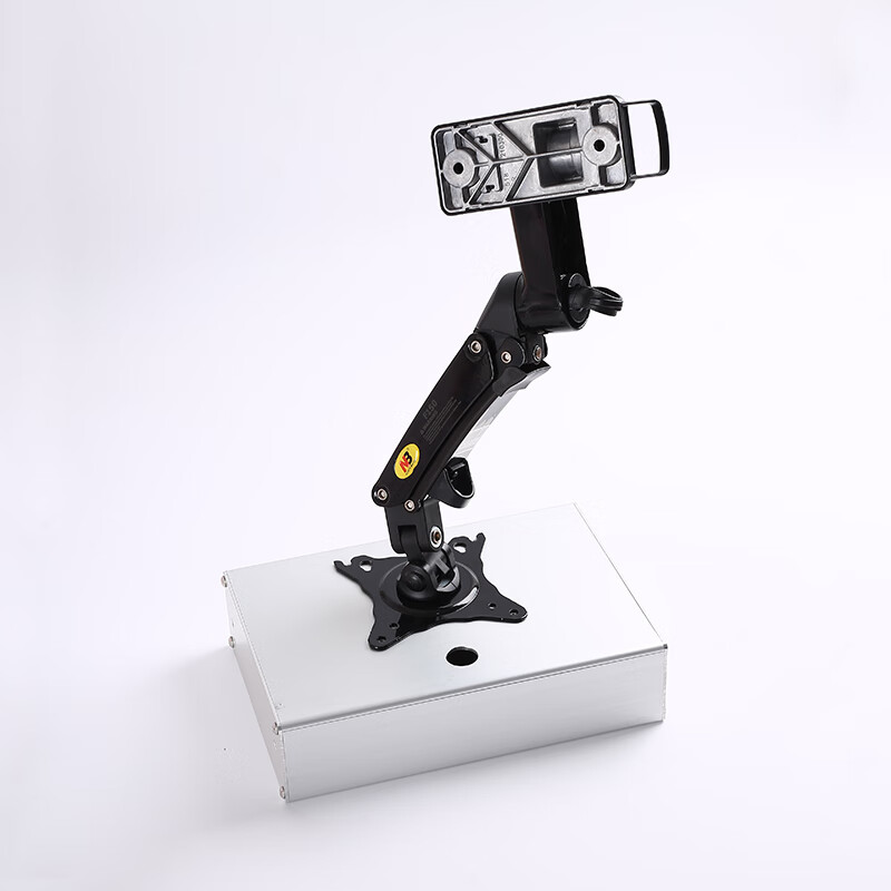 Touch screen installation box touch screen bracket rotating telescopic cantilever bracket Wei Luntong 7-inch 10-inch control box F150 cantilever (black) + installation box + handle 2 22 button holes 2 22 button holes 7:1