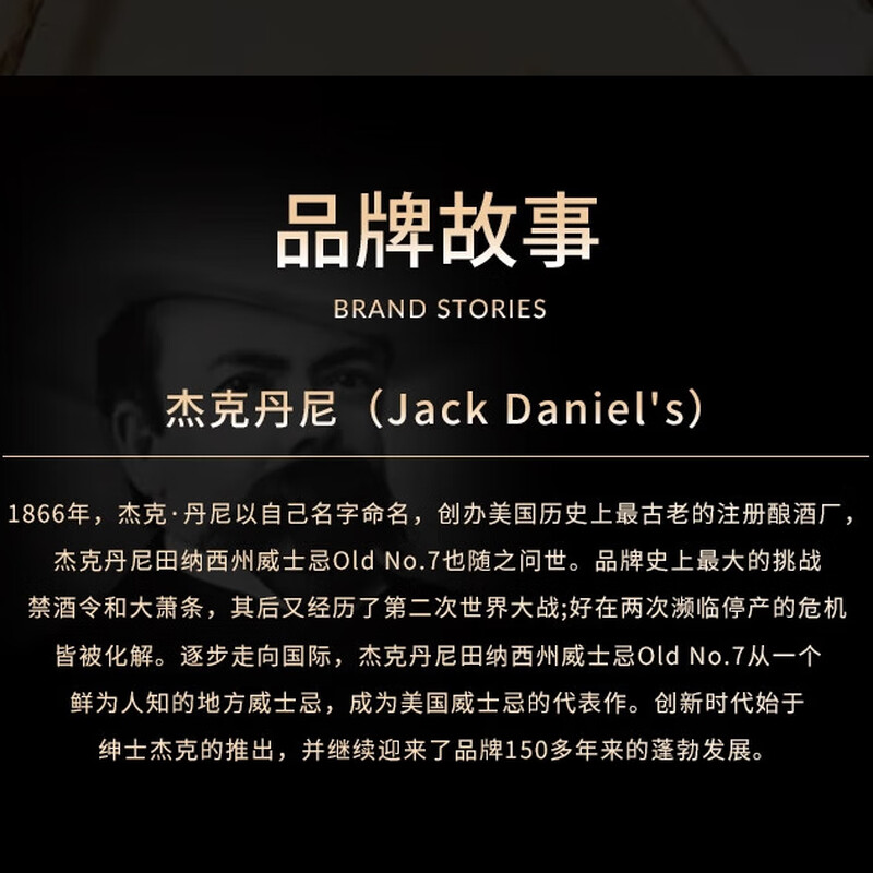 Jack Daniels, Tennessee, USA Blended Whiskey 50ml 40% Imported Liquor New Year Gift