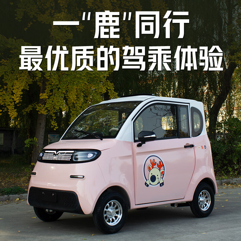 Jinpeng Peng New Energy Electric Four-Wheeler Women's Small Family Car Gasoline and Electric Transportation Electric Vehicle New Model Yunduo Bare Car Model Does Not Include Battery