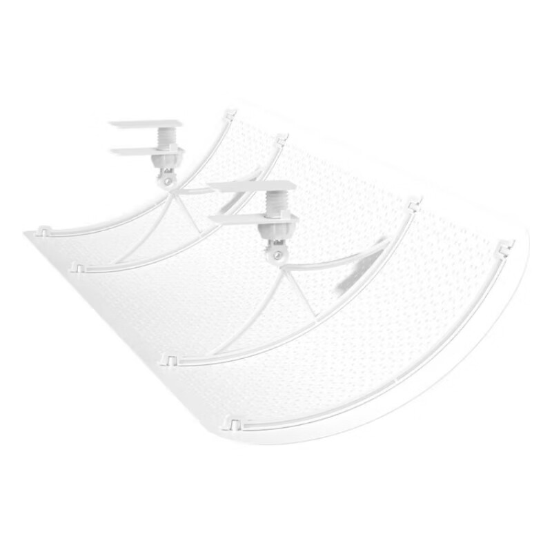 Suitable for Gree central air-conditioning windshield, air outlet, windshield, air-conditioning block, anti-direct blowing wind guide, ceiling-mounted machine, white 60*27cm, one side
