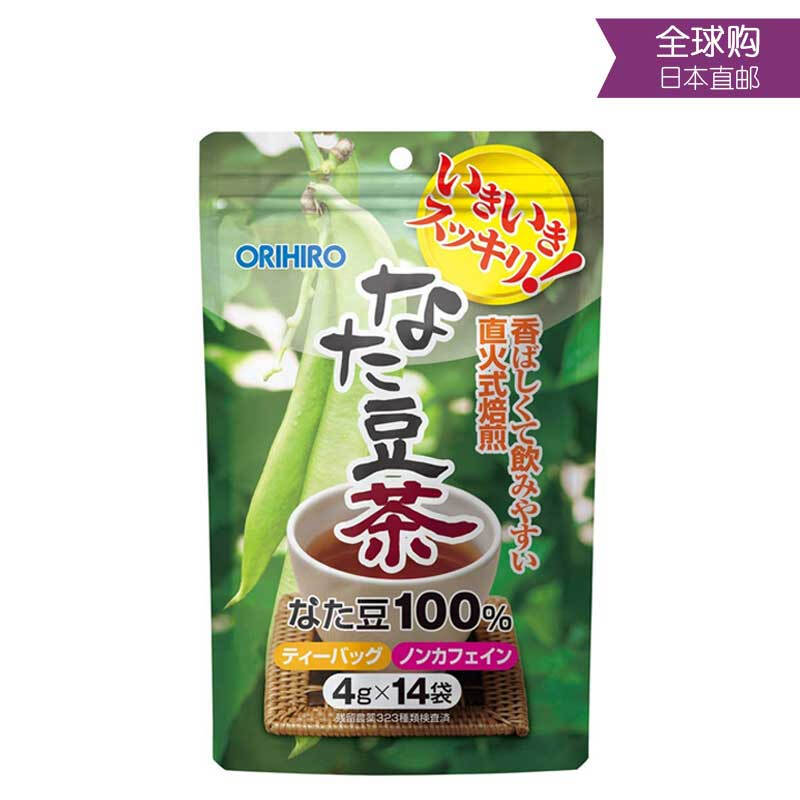 Japan's ORIHIRO sword bean tea with strong fragrance and healthy tea 4g*14 bags