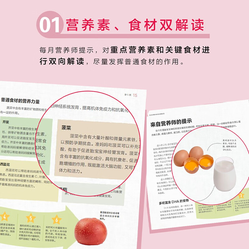 Nutritional plan for eating right during 40 weeks of pregnancy. 188 nutritional recipes during pregnancy specially designed by nutritionists for mothers.