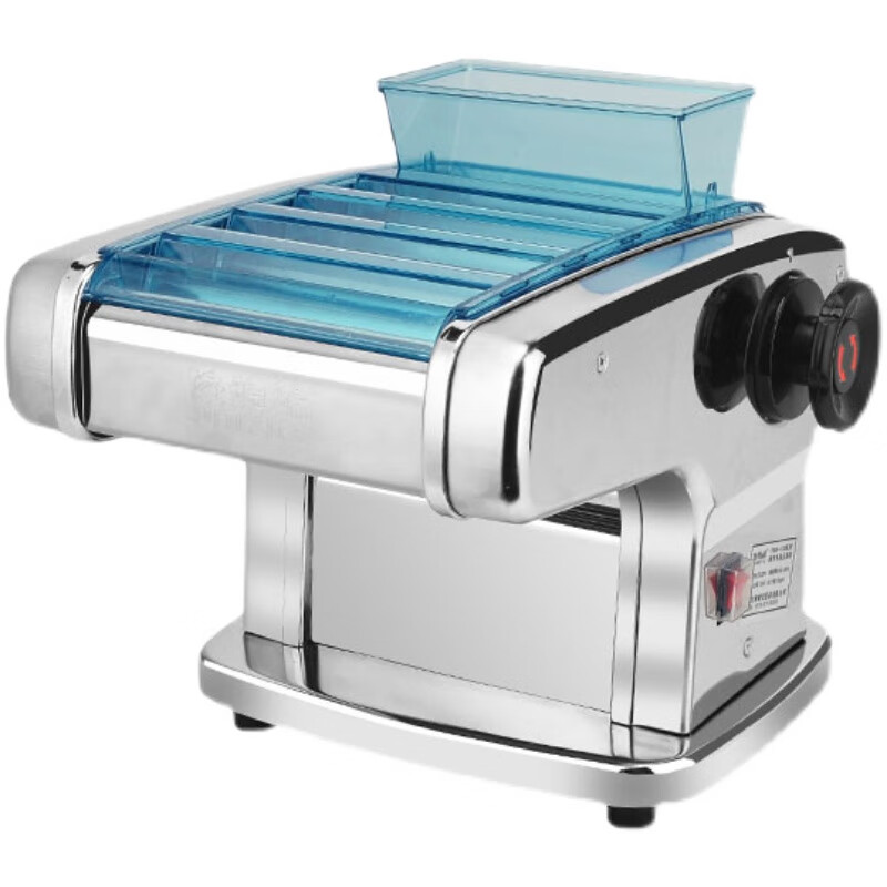 Jun's wife's household fully automatic electric stainless steel noodle machine noodle machine dumpling wrapper small multi-functional pure copper silent 200w two knives (dough + 2 knives)