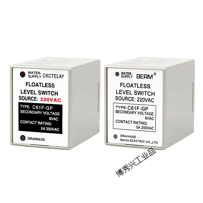 Liquid level relay C61F-GP water level controller water level switch water tower pump automatic switch C61F-GP AC220V
