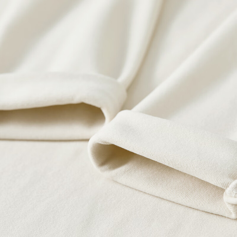 Shandubila's 24th winter new product warm coconut velvet semi-high stand-up collar bottoming shirt brushed T-shirt women's autumn and winter new inner top Milk Tea Apricot L