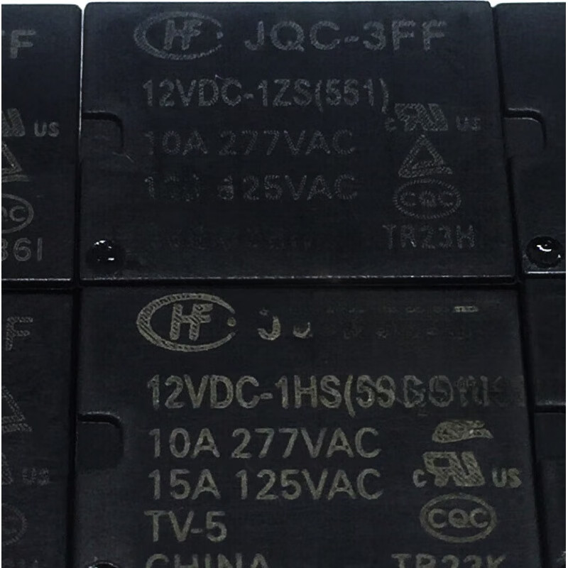 Relay JQC/HF3FF-005 009 012 024-1HS 1ZS 1HST ZST 12 JQC/HF3FF-5VDC-1HS (a set of normally open 4