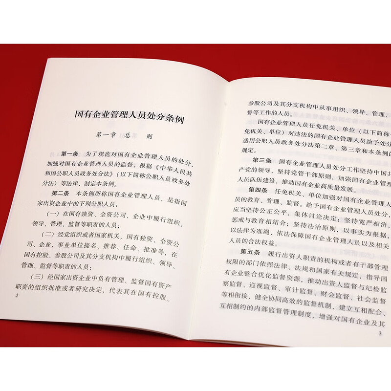 Regulations on Punishment of Managerial Personnel of State-owned Enterprises (2024 Edition)