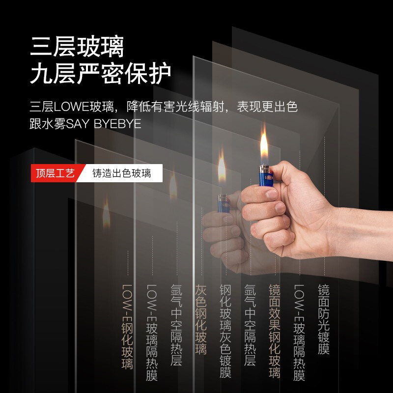 Xinchao (SICAO) constant temperature and humidity wine cabinet, household double-door, upright, recessed, wine and liquor preservation, refrigerated beverage, tea display cabinet, air-cooled, frost-free 400 double 400F-dual temperature double, first-class energy efficiency, frequency conversion system, 240 bottles