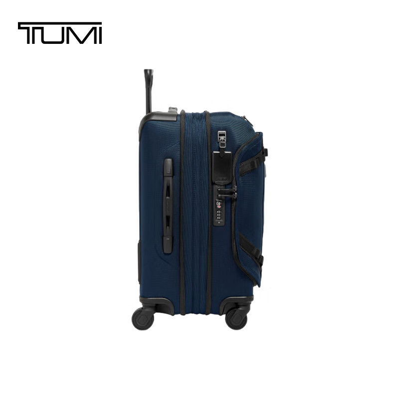 TUMI AlphaBravo suitcase large capacity expandable carry-on suitcase trolley case navy blue-20 inches