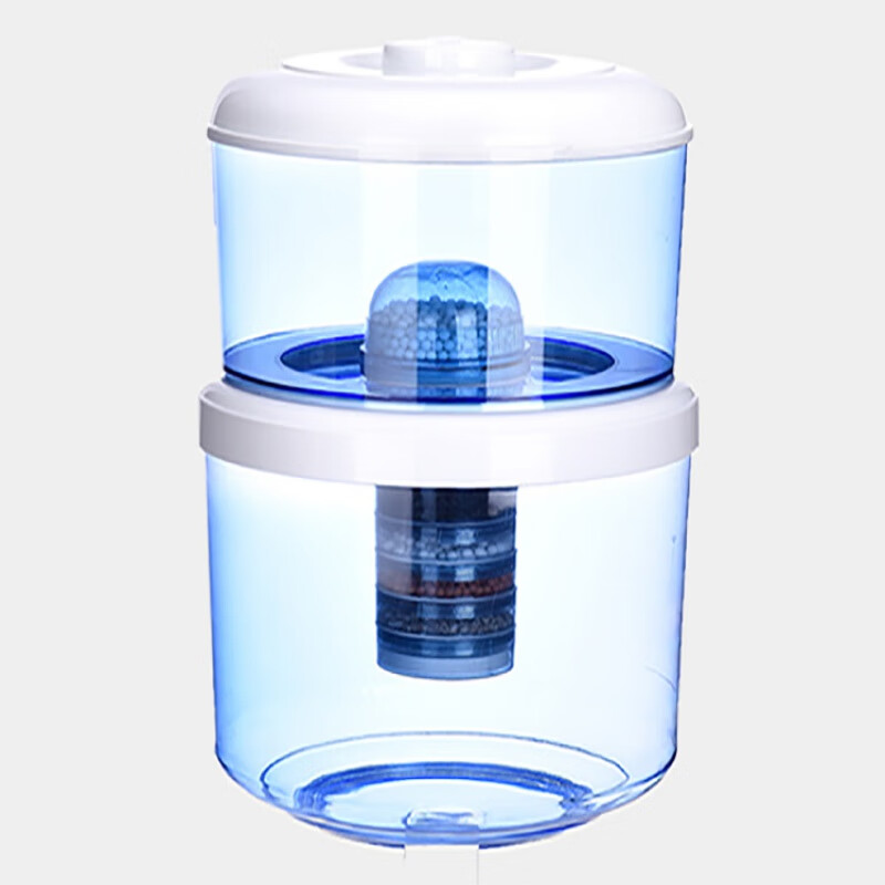 Qinyuan (TRULIVA) is suitable for water dispenser filter barrels, direct drinking water purifiers for drinking water dispensers, household kitchen filters A-12 (12 liters of six-layer filtration + one filter element