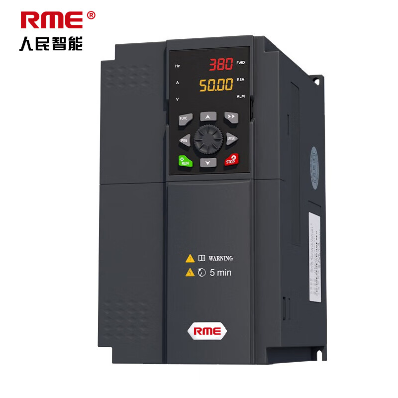 Shanghai People's three-phase inverter 380V heavy-duty motor fan water pump high-power frequency converter 7.5KW