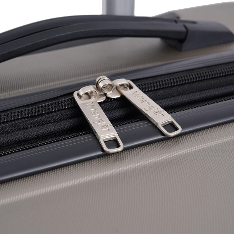 Travelers Club 4-piece travel luggage set, hard-shell trolley suitcase, portable storage cube, universal style