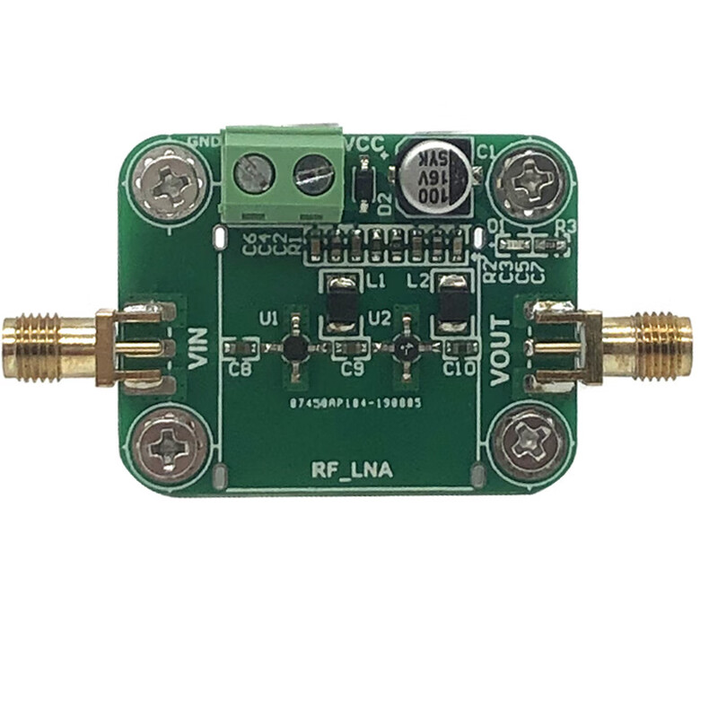 LNA radio frequency amplifier low noise DC2GHz uV level amplification gain about 46dB national competition 17F preamplifier