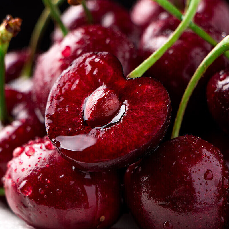 Detective Freshman imported large cherries from Chile, next-day delivery to multiple locations, fresh fruit optional gift box, 2000g (net weight), hand-selected fruit J 26-28mm, 5kg box, gift box