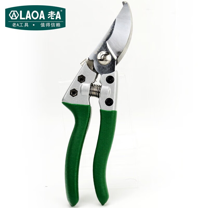 LAOA (LAOA) gardening scissors for gardeners to cut flower branches, pruning branches, scissors for fruit branches LA141408 8 pruning shears + bag