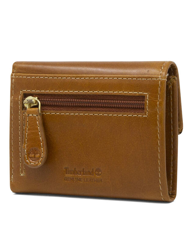 Timberland Timberland Women's Leather RFID Small Index Snap Wallet Wallet Cognac (Buff) one size